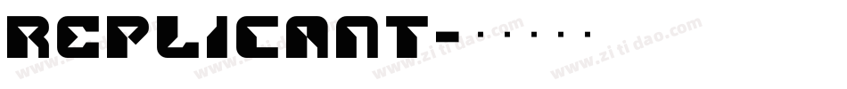 Replicant字体转换
