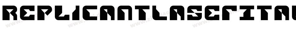 ReplicantLaserItalic-d9AA7字体转换