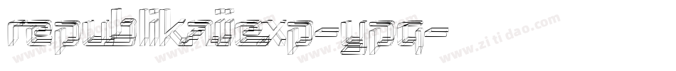 RepublikaIiExp-ypq字体转换