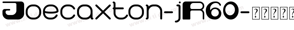 Joecaxton-jR60字体转换