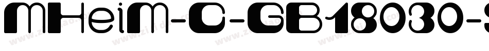 MHeiM-C-GB18030-S60字体转换