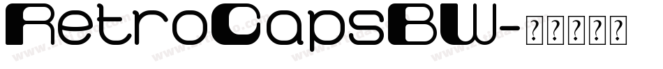RetroCapsBW字体转换