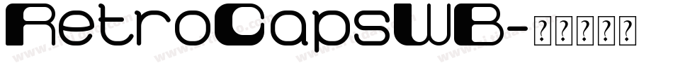 RetroCapsWB字体转换