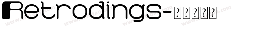 Retrodings字体转换