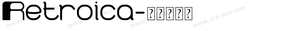 Retroica字体转换