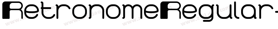 RetronomeRegular-OVZg4字体转换