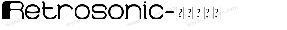 Retrosonic字体转换