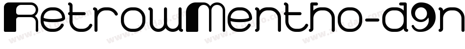 RetrowMentho-d9nrK字体转换