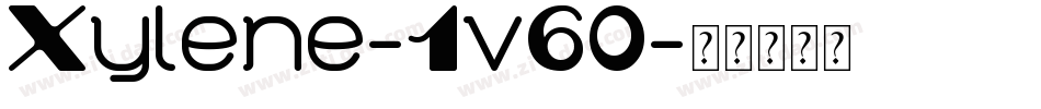 Xylene-1v60字体转换