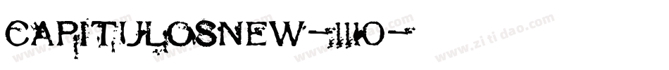 Capitulosnew-1110字体转换