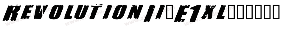 RevolutionIi-E1xl字体转换