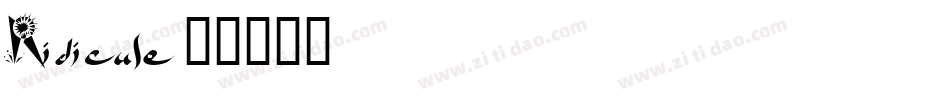 Ridicule字体转换