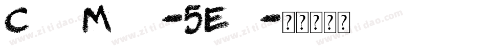 ChalkMarks-5Evx字体转换