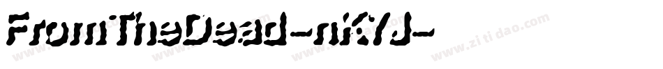 FromTheDead-nKYJ字体转换