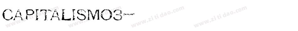Capitalismo3字体转换
