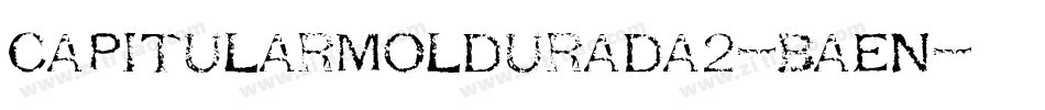 CapitularMoldurada2-Baen字体转换