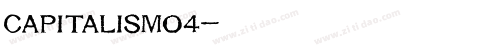 Capitalismo4字体转换