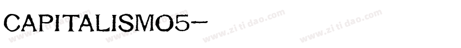 Capitalismo5字体转换