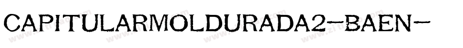 CapitularMoldurada2-Baen字体转换