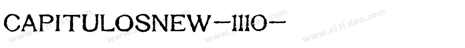 Capitulosnew-1110字体转换