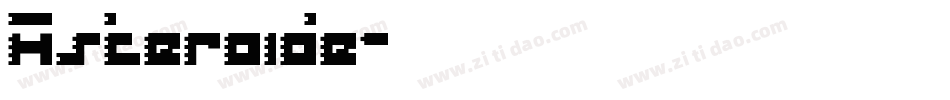 Asteroide字体转换