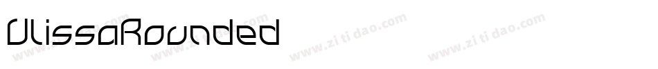 UlissaRounded字体转换