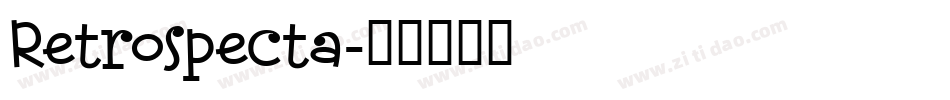 Retrospecta字体转换