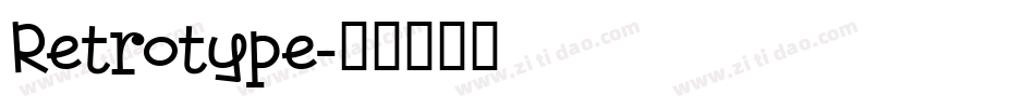Retrotype字体转换