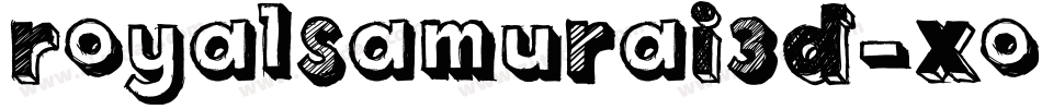 RoyalSamurai3D-XopP字体转换