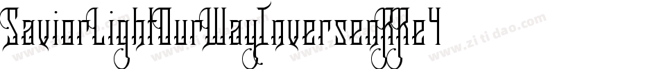 SaviorLightOurWayInverse-nRRe4字体转换