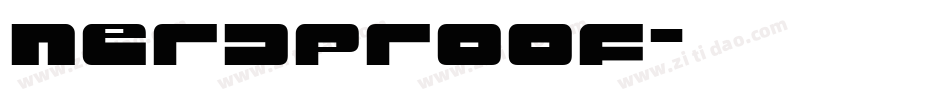 Nerdproof字体转换