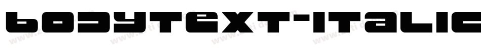 bodytext-italic-4字体转换