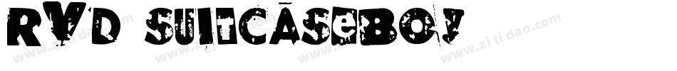 RvD-SUITCASEBOY字体转换