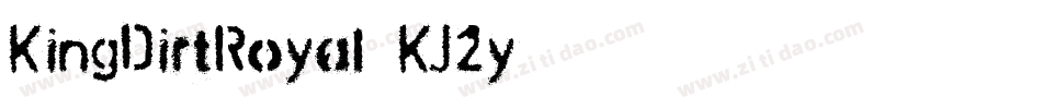 KingDirtRoyal-KJ2y字体转换