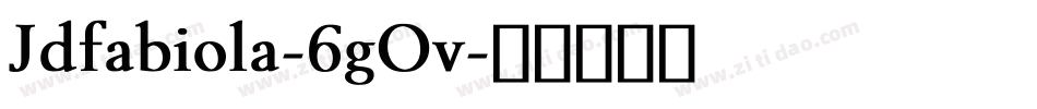 Jdfabiola-6gOv字体转换