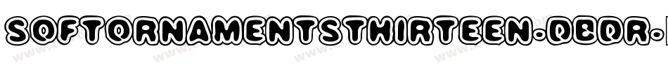 Softornamentsthirteen-DBdR字体转换