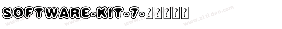 Software-Kit-7字体转换