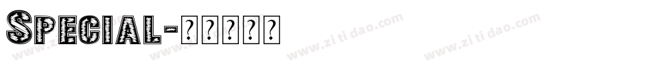 special字体转换