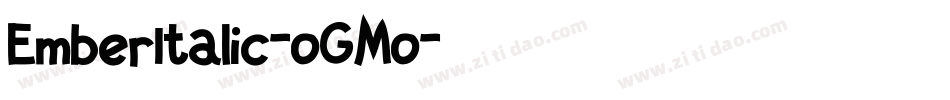 EmberItalic-oGMo字体转换