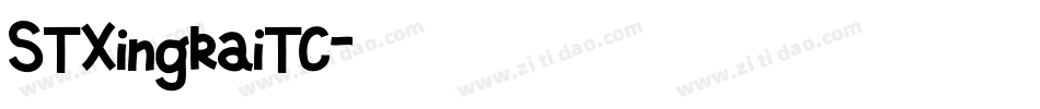 STXingkaiTC字体转换