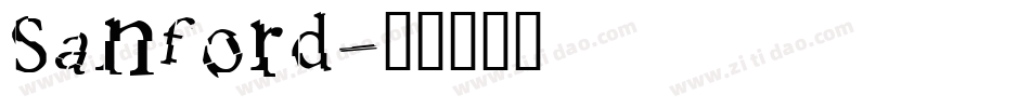Sanford字体转换
