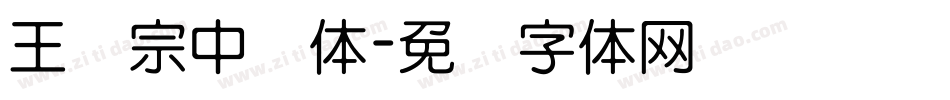 王汉宗中圆体字体转换