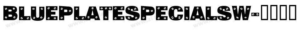 BLUEPlateSpecialSW字体转换