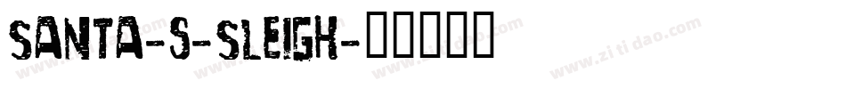 Santa-s-Sleigh字体转换