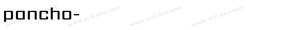 pancho字体转换
