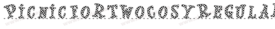 PicnicForTwoCosyRegular-m61G字体转换