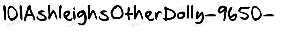 101AshleighsOtherDolly-9650字体转换
