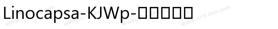 Linocapsa-KJWp字体转换