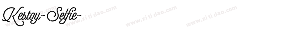 Kestoy-Selfie字体转换
