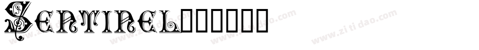 Sentinel字体转换
